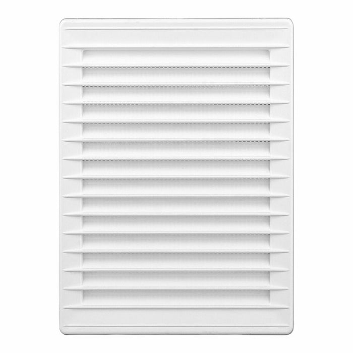 Ventilation grille EDM 87733 White 13,7 x 20,7 cm Mosquito net