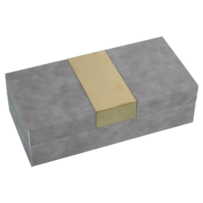 Boîte à bijoux Alexandra House Living Gris Bois 25 x 7 x 12 cm