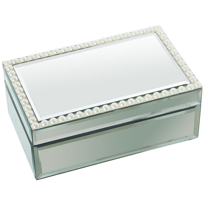 Jewelry box Alexandra House Living Transparent Crystal Mirror 21 x 9 x 13 cm