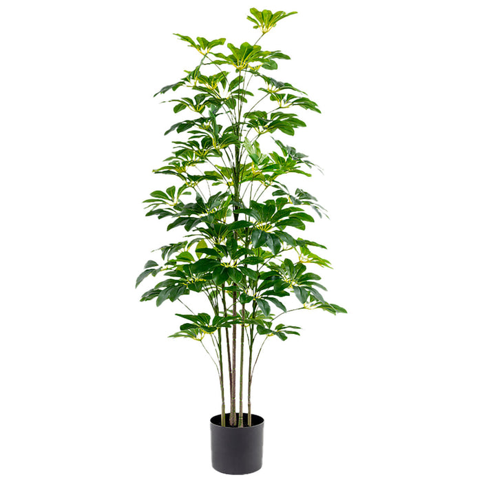 Plante décorative Alexandra House Living Plastique Schefflera 125 cm