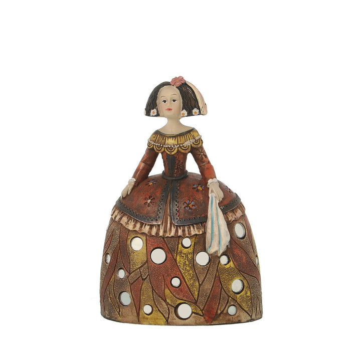 Figurine Décorative Alexandra House Living Menina Acrylique Plastique Mélamine 12 x 8 x 17 cm