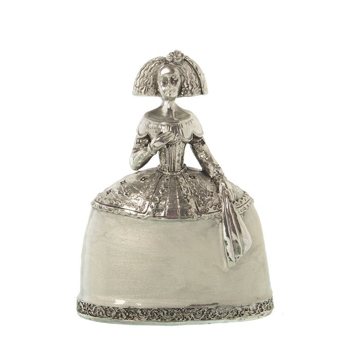 Decorative Figure Alexandra House Living Menina Silver Acrylic Plastic Melamin