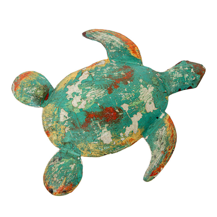 Figura Decorativa Alexandra House Living Metal Tortuga 21 x 3 x 19 cm