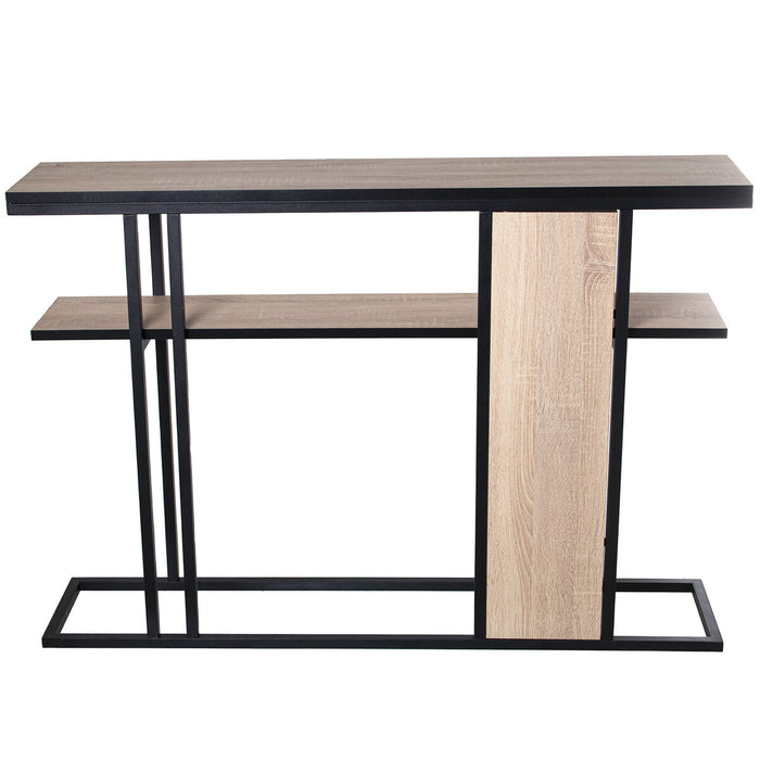 Console Alexandra House Living Marron Noir Bois 120 x 82 x 25 cm