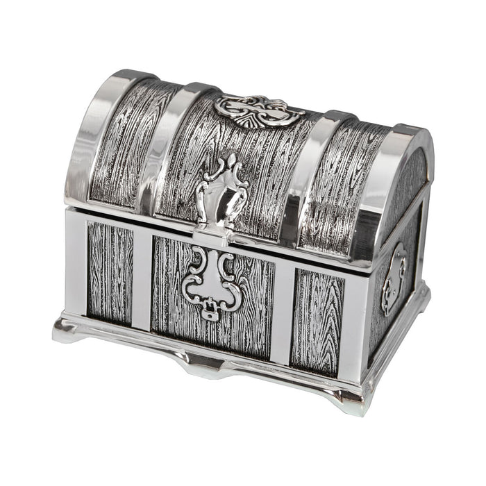 Jewelry box Alexandra House Living Grey Metal 11 x 7 x 8 cm Chest