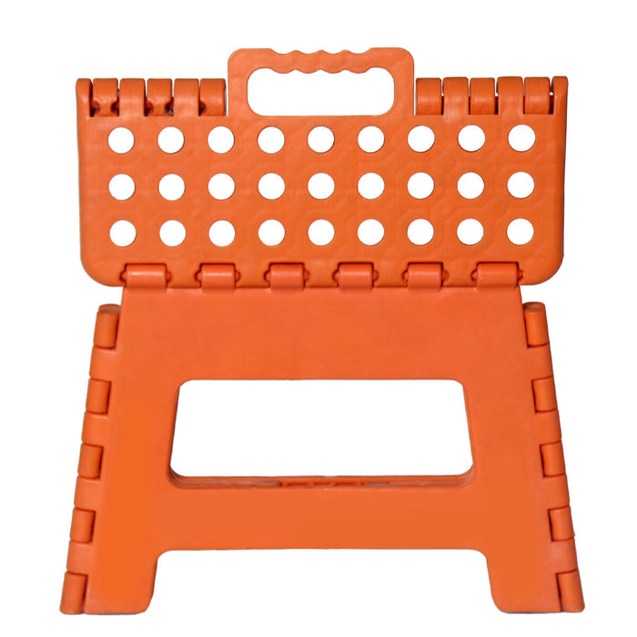 Folding Stool Alexandra House Living Orange 32 x 22 x 25 cm