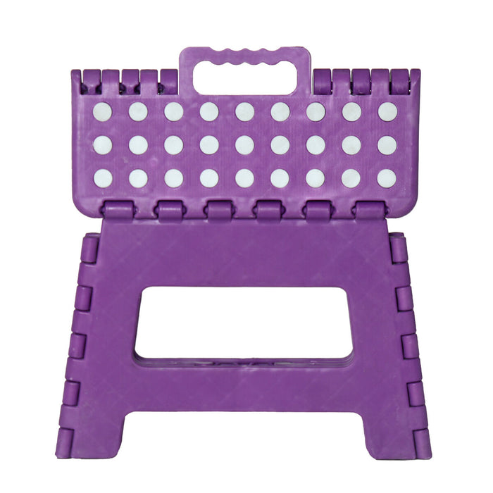 Folding Stool Alexandra House Living Violet 32 x 22 x 25 cm