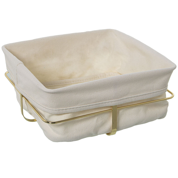 Cesta para el Pan Alexandra House Living Blanco Metal 21 x 10 x 21 cm