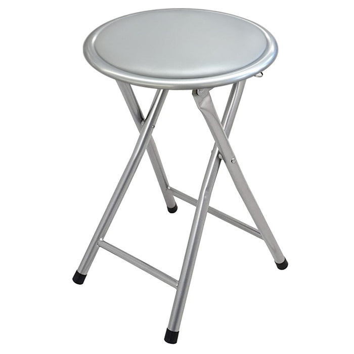 Tabouret Pliant Alexandra House Living Gris Bois 30 x 45 x 30 cm