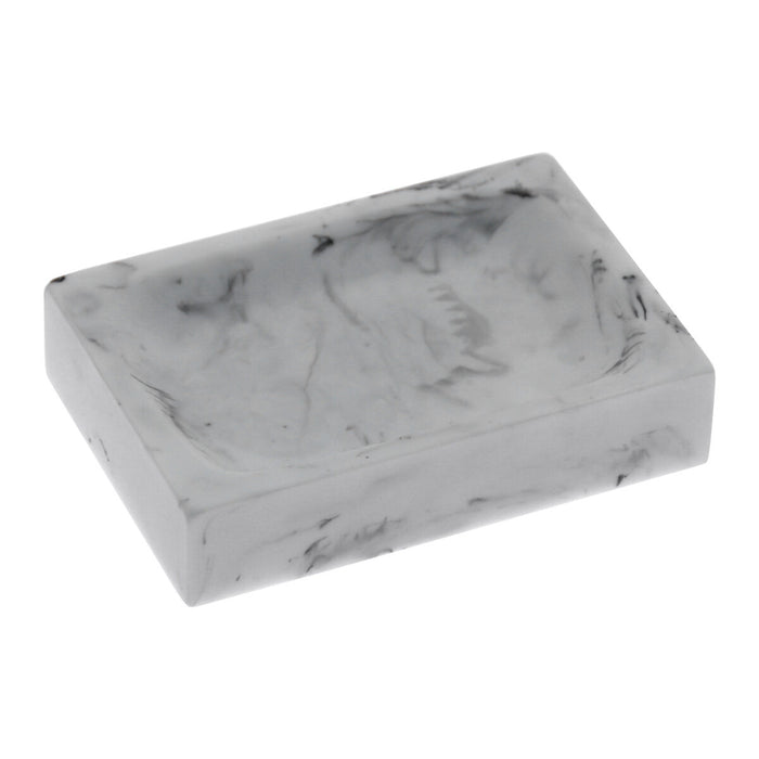 Soap dish Alexandra House Living Grey Acrylic Marble 11 x 2 x 7 cm