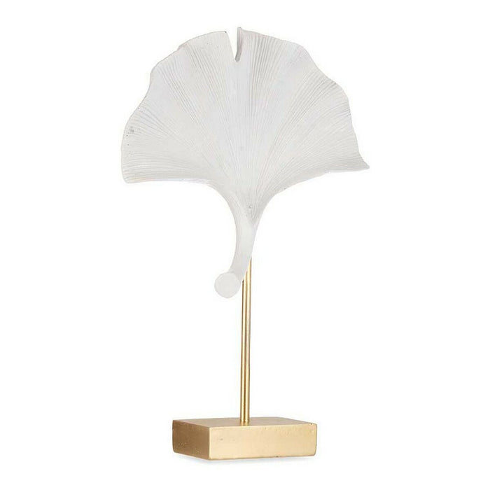 Figura Decorativa Flor Blanco Poliresina (8 x 37 x 24,5 cm)