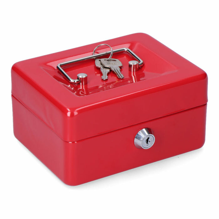 Caja de caudales Micel CFC09 M13392 15,2 x 11,8 x 8 cm Rojo Acero