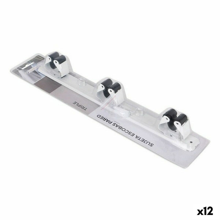 Soporte para Escobas de Pared Confortime 37 cm (12 Unidades)