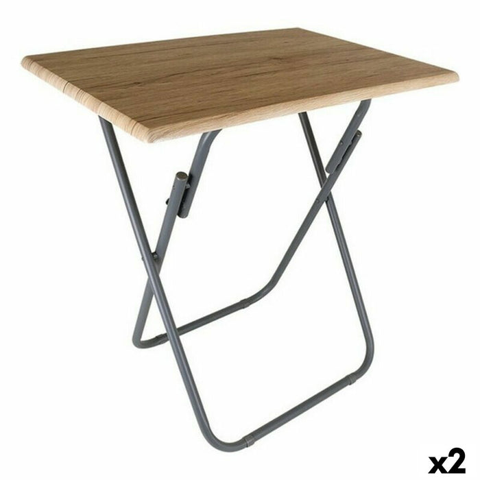 Table Piable Confortime Bois 73 x 52 x 75 cm (2 Unités)