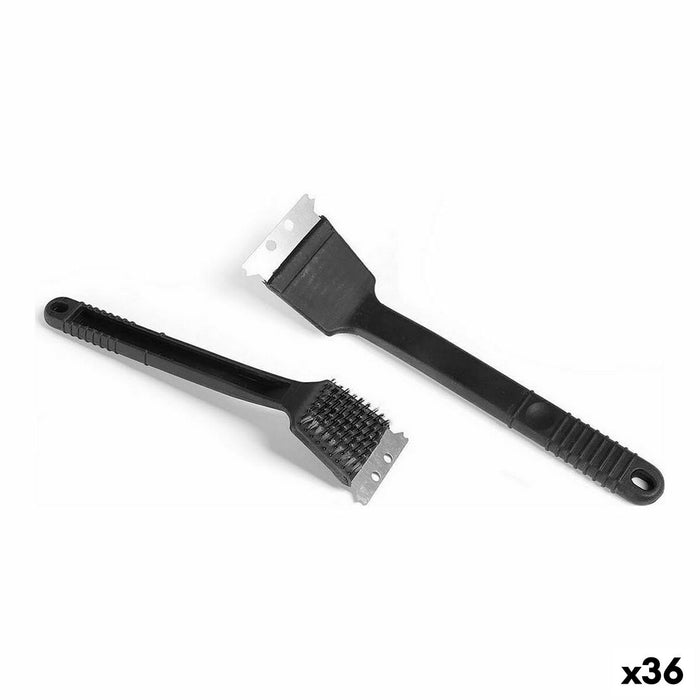 Brosse de Nettoyage pour Barbecue Noir 31 x 7,1 x 5 cm