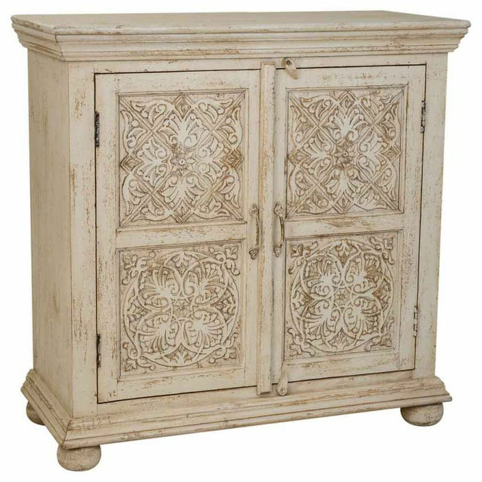 Console Alexandra House Living Bois de manguier 40 x 90 x 90 cm