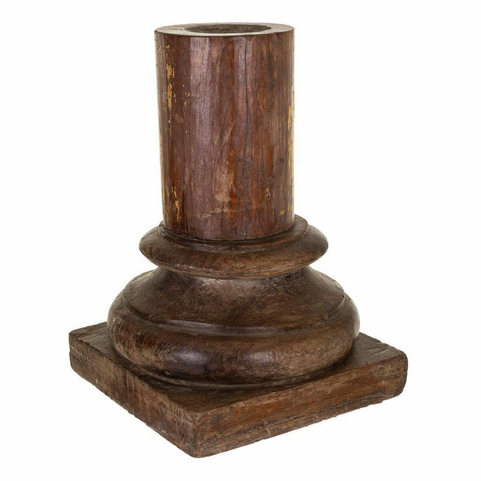 Candelabro Alexandra House Living Madera Reciclada 29 x 45 x 30 cm