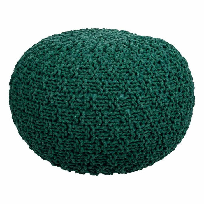 Pouf Alexandra House Living Vert foncé polystyrène 45 x 30 x 45 cm