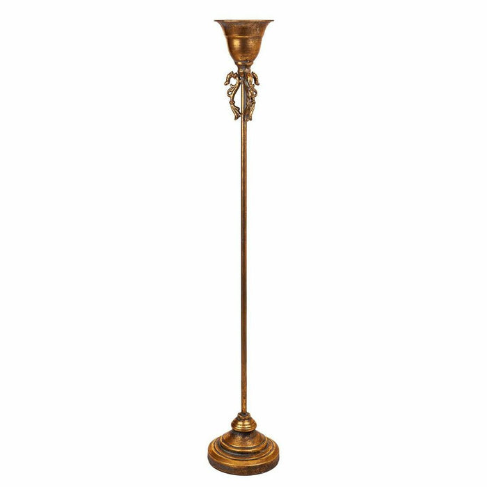 Candle Holder Alexandra House Living Golden Iron 17 x 100 x 17 cm