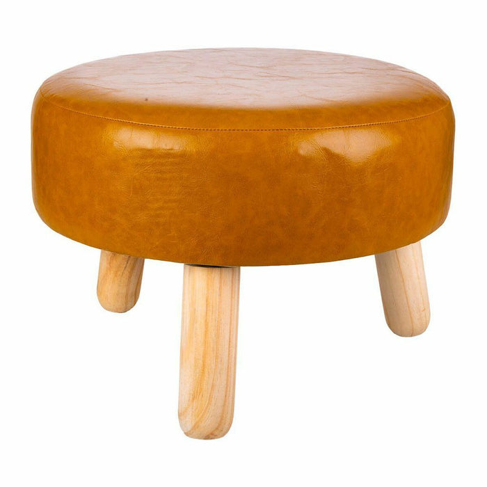 Tabouret Alexandra House Living Jaune Polyuréthane Bois MDF 40 x 29 x 40 cm