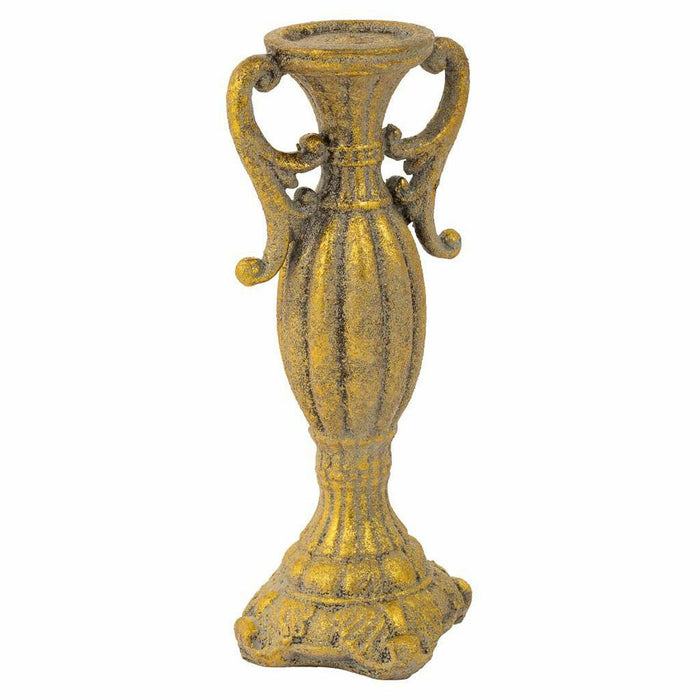 Candle Holder Alexandra House Living Gold Resin 14 x 33 x 14 cm