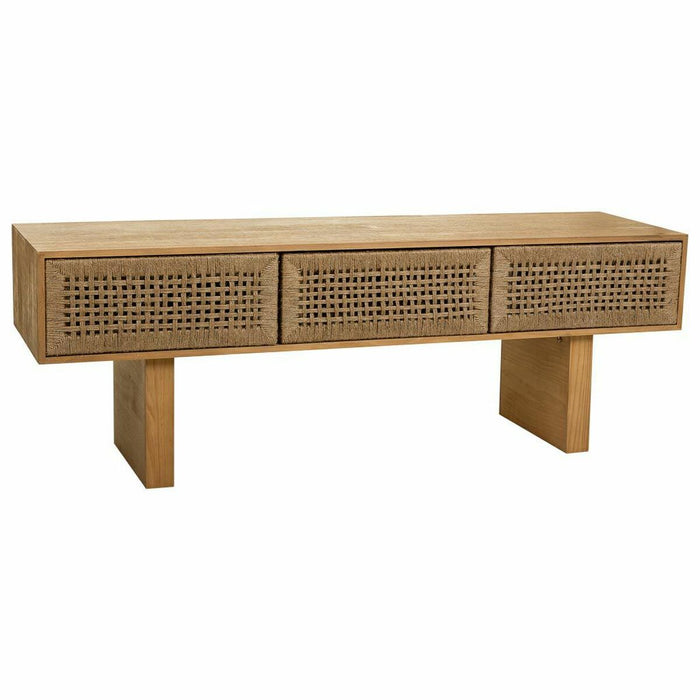 Table d'appoint Alexandra House Living Marron Corde Bois d'épicéa Bois de paulownia 36 x 45 x 130 cm