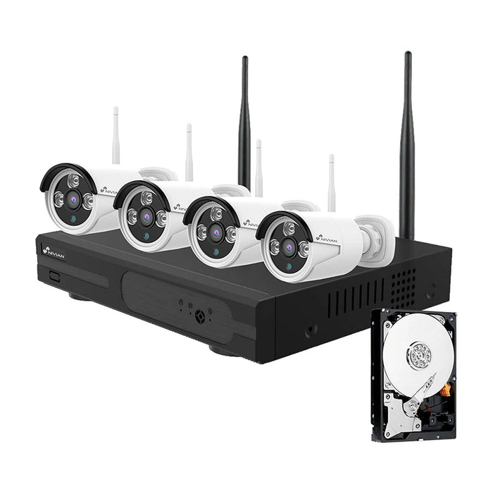 Videocámara de Vigilancia Nivian NV-KIT430W-4CAM