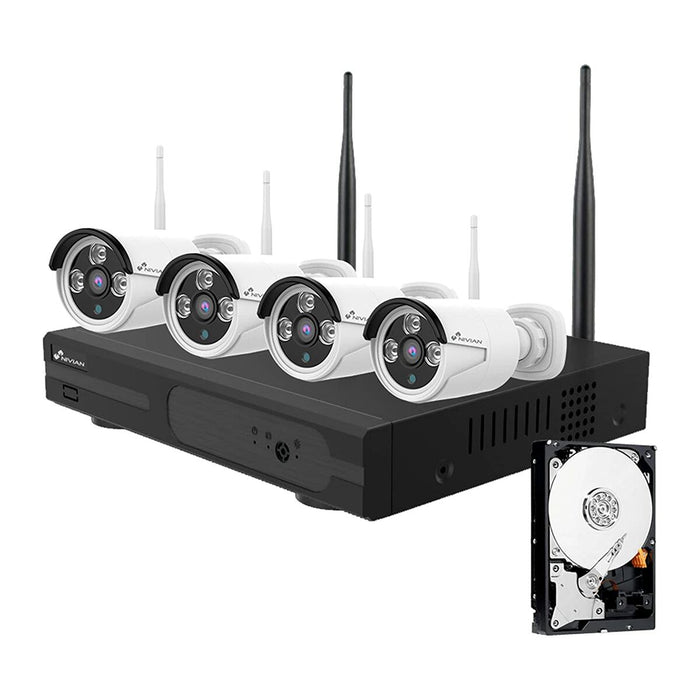 Videocámara de Vigilancia Nivian NV-KIT830W-4CAM