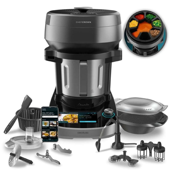 Robot de Cocina Cecotec Negro 2200 W