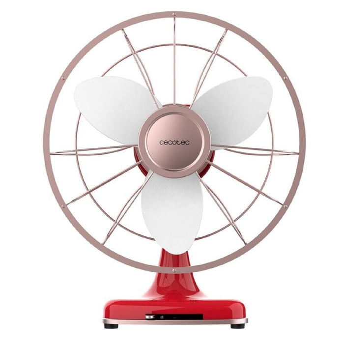 Ventilateur de Bureau Cecotec EnergySilence 1090 RetroDesk 40 W Rouge