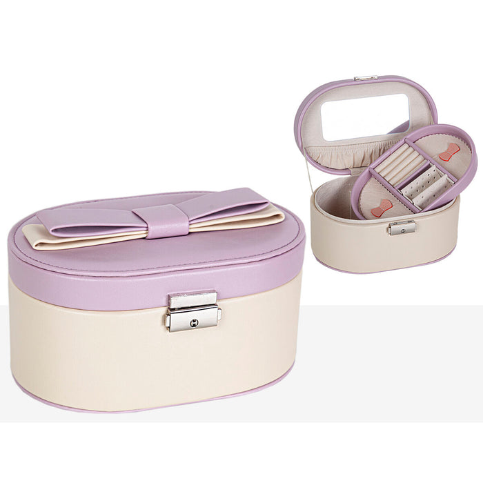 Jewelry box Romimex Pink PVC 21 x 10 x 13 cm Lasso