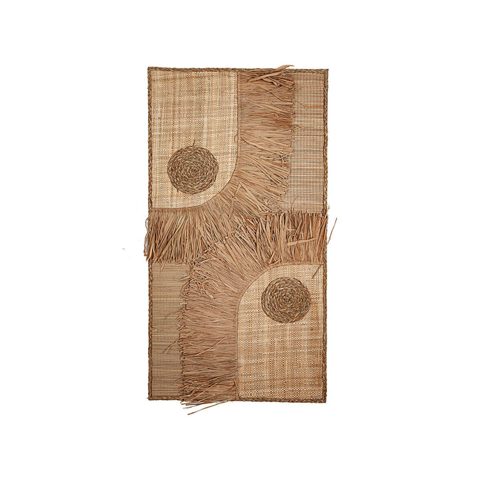 Decoración de Pared Romimex Natural Fibra vegetal 60 x 120 x 5 cm