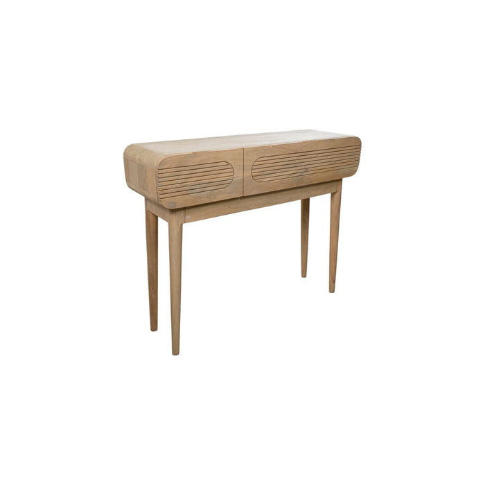 Console Romimex Naturel Bois de manguier 30 x 80 x 100 cm