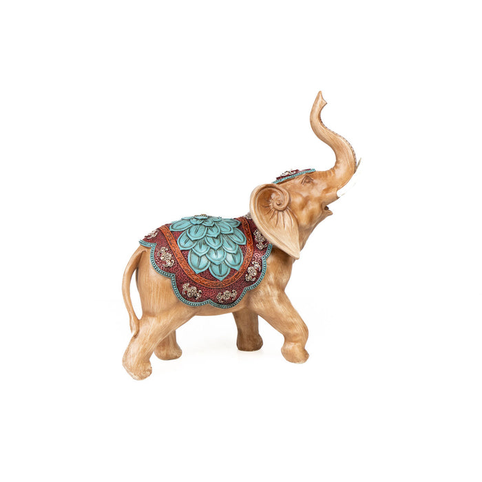 Decorative Figure Romimex Resin Elephant 11 x 27 x 23 cm