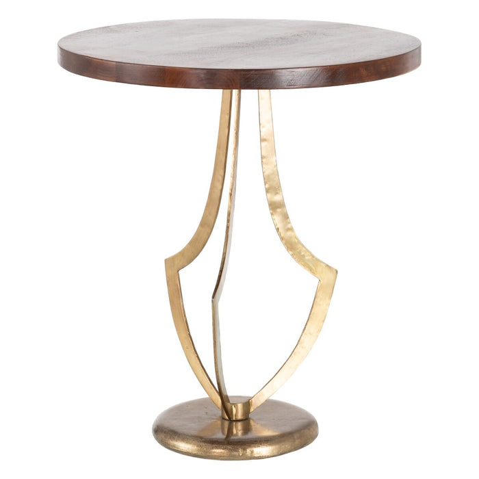 Table d'appoint Doré Naturel 51 x 51 x 58 cm