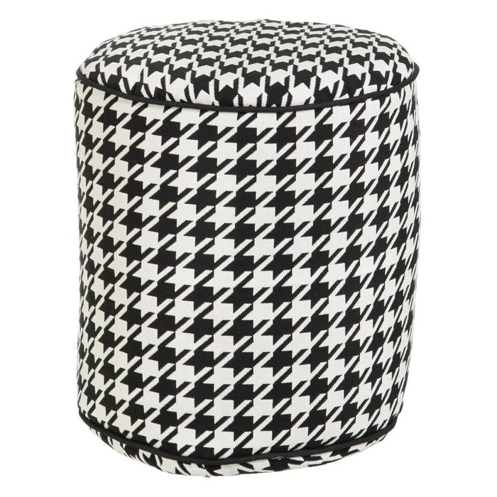 Pouf Polyester 45 x 45 x 45 cm 100 % coton Pied de coq