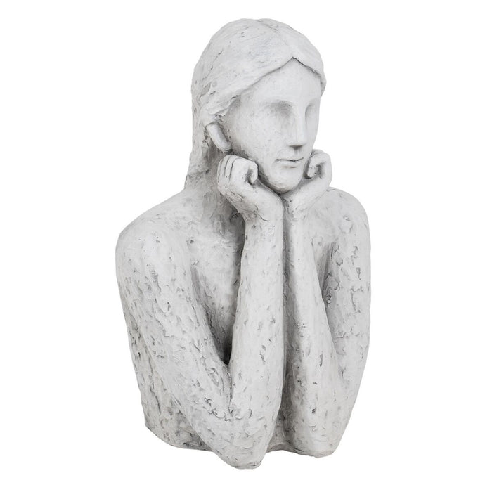 Busto Arcilla Mujer 35,5 x 27 x 55 cm