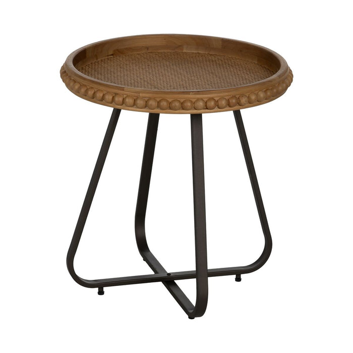 Side table Black Natural 52 x 52 x 54,5 cm