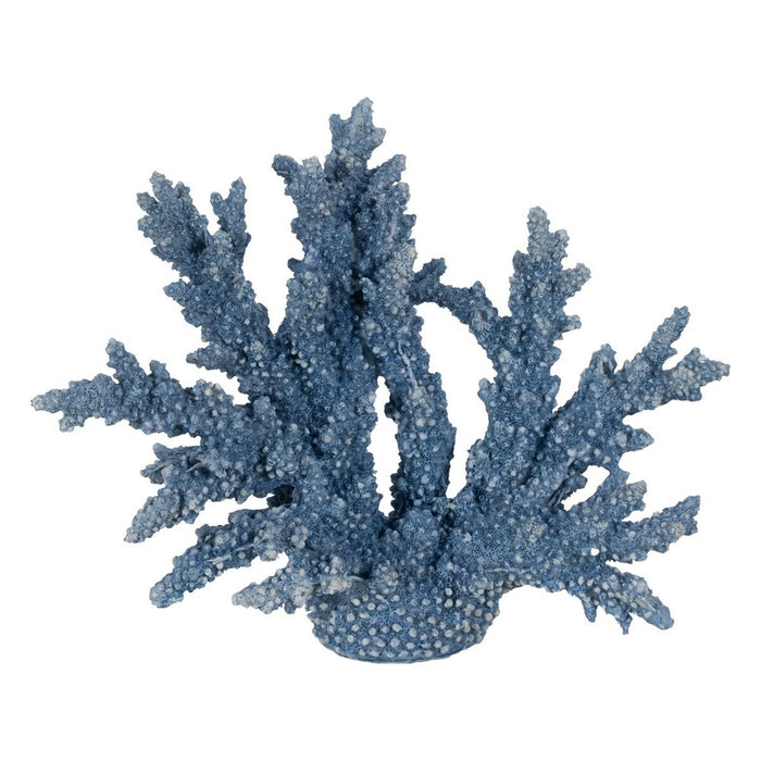 Figura Decorativa Azul Coral 34 X 13 X 27 CM