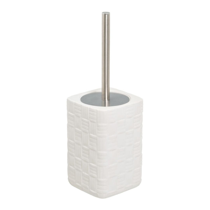 Brosse de salle de wc Blanc Céramique 11 x 11 x 33 cm