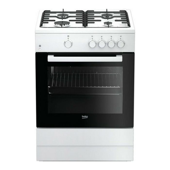 Cocina de Gas BEKO FSG62000DWL 64 L 60 cm Blanco