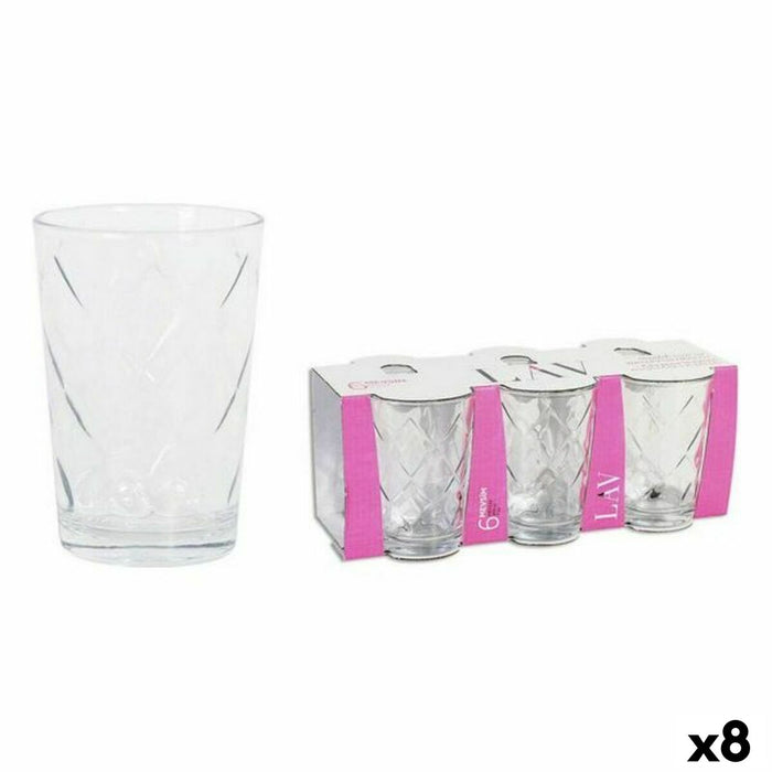 Set de Vasos LAV LV-MEV220E 6 Piezas (8 Unidades) (205 ml)