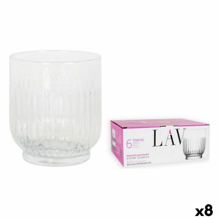 Set of glasses LAV 144877 6 Pieces (8 Units) (330 ml)