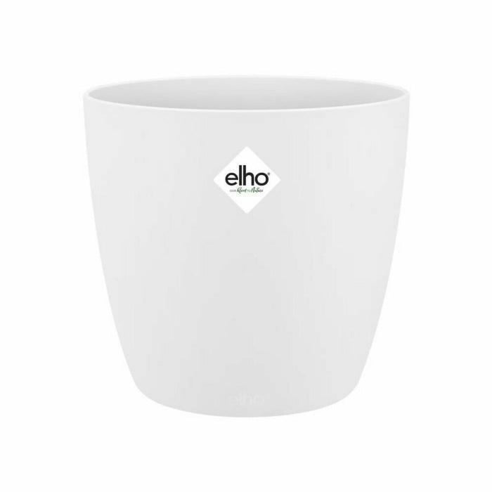 Pot Elho Blanc Plastique Rond