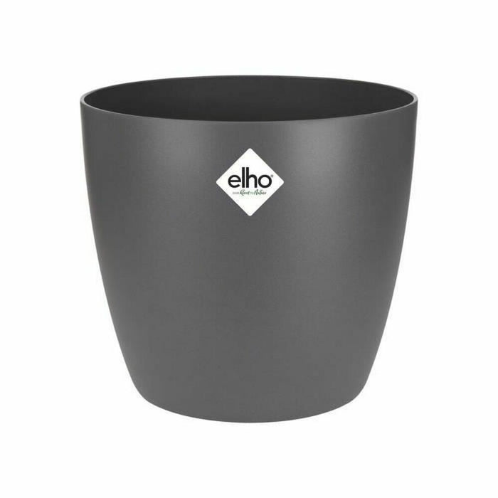 Pot Elho 5642322542500 Anthracite polypropylène Plastique Rond