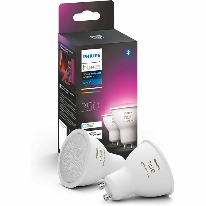 Bombilla Inteligente Philips Pack de 2 GU10