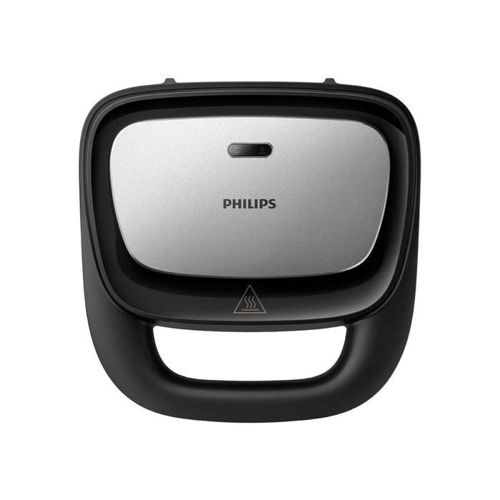 Sandwichera Philips HD2350/80 Negro/Plateado 750 W