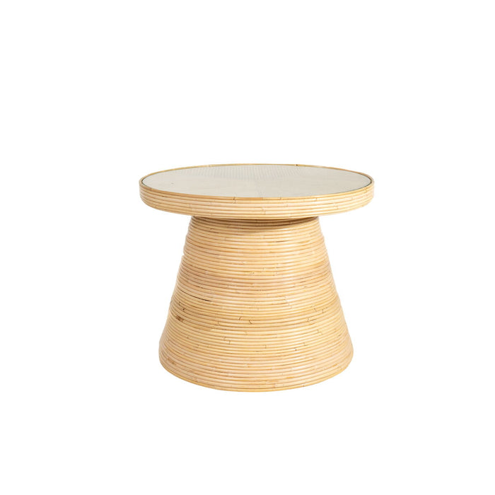 Table d'appoint Romimex Naturel Rotin 70 x 55 x 70 cm