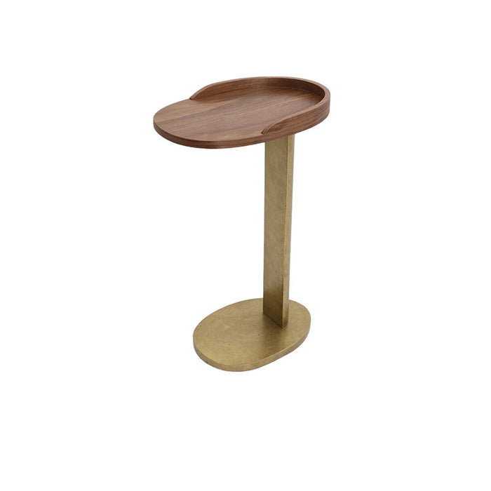 Table d'appoint Romimex Naturel Métal Bois MDF 38 x 41 x 27 cm