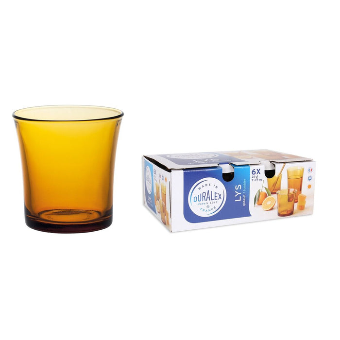 Set de Vasos Duralex Lys Ambar 210 ml (6 Unidades)